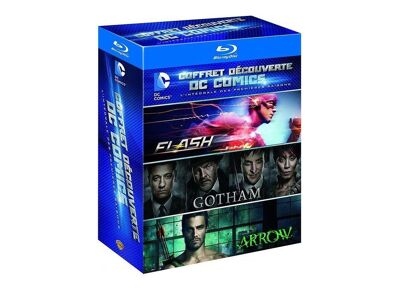 Blu-Ray  Coffret DÃ©couverte Dc Comics, L'intÃ©grale Des PremiÃšres Saisons : Flash + Gotham + Arrow - Blu-Ray
