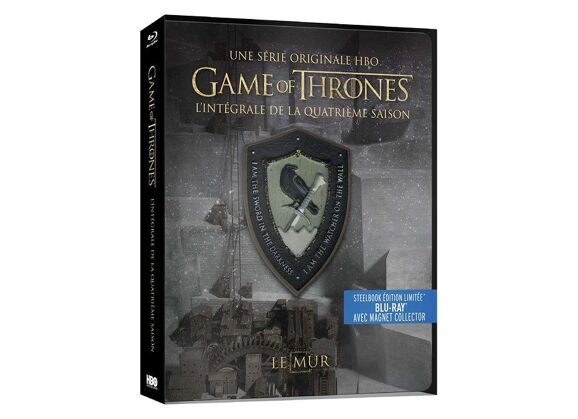 Image Blu-Ray Game Of Thrones (Le TrÃŽne De Fer) - Saison 4 - Ãdition Collector Boîtier Steelbook + Magnet - Blu-Ray