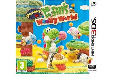 Jeux Vidéo Poochy & Yoshi's Woolly World 3DS