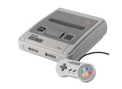 Console NINTENDO Super Nintendo Gris + 2 manettes