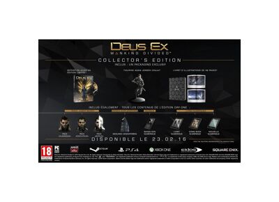 Jeux Vidéo Deus Ex Mankind Divided Edition Collector PlayStation 4 (PS4)