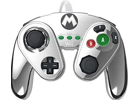 Acc. de jeux vidéo NINTENDO Manette Filaire Fight Pad Mario Métal Wii U