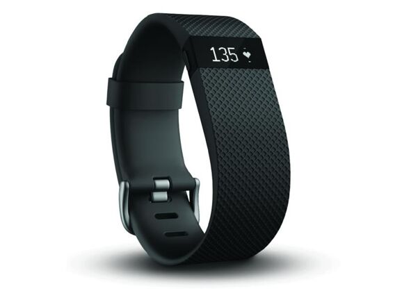Image Montre connectée FITBIT Charge HR Caoutchouc Noir 21 mm