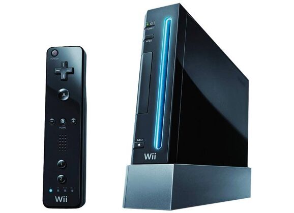 Image Console NINTENDO Wii Noir + 1 manette + Wii Sport