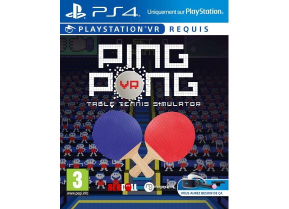 Image Jeux Vidéo Ping Pong VR Table Tennis Simulator PlayStation 4 (PS4)