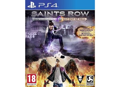 Jeux Vidéo Saints Row 4 Re-elected + Gat Out of Hell PlayStation 4 (PS4)