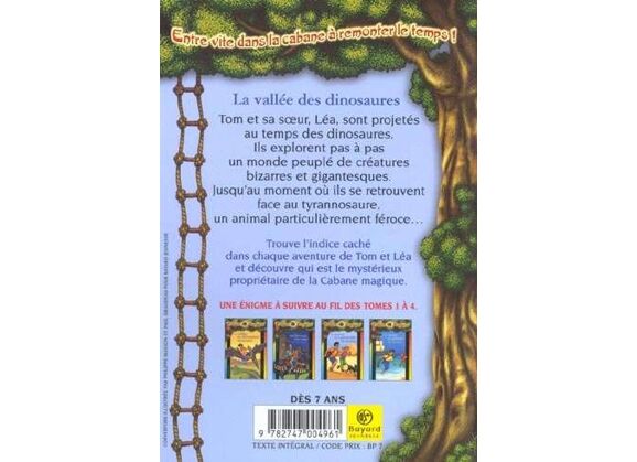 Image La cabane magique t.1 - La vallée des dinosaures