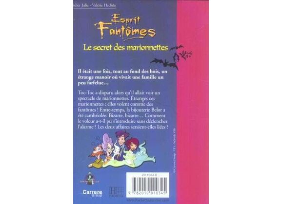 Image Esprit Fantomes 06 - - Le Secret Des Marionnettes