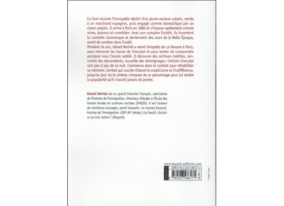 Image Chocolat - la véritable histoire d'un homme sans nom