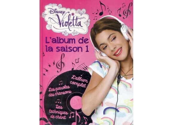 Image Violetta - l'album de la saison 1 (livre+cd audio)