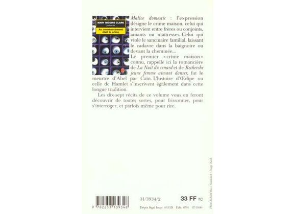 Image M.higgins clark presente : au commencement etait le crime