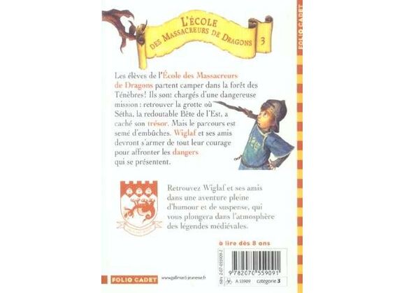 Image L'école des massacreurs de dragons t.3 - la caverne maudite