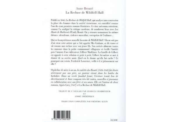 Image La recluse de wildfell hall