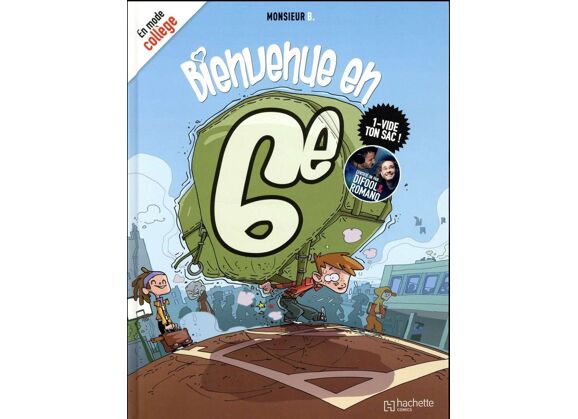 Image Bienvenue en sixième t.1 - vide ton sac !