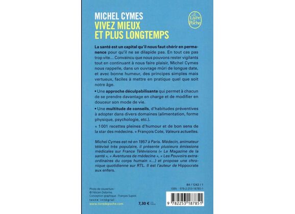 Image Vivez mieux et plus longtemps - l'ordonnance santé de michel cymes