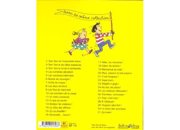 Image Tom-tom et nana t.20 - poux, papous et pas papous (édition 2004)