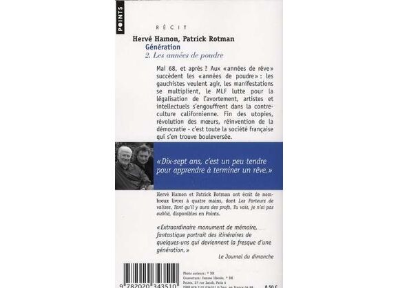 Image Génération t.2 - Les années de poudre