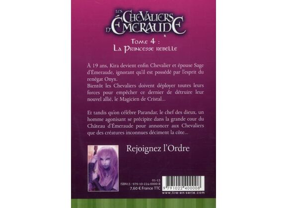 Image Les chevaliers d'émeraude t.4 - la princesse rebelle