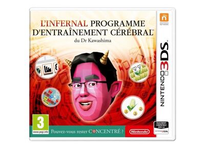 Jeux Vidéo L'Infernal Programme d'Entraînement Cérébral du Dr Kawashima 3DS