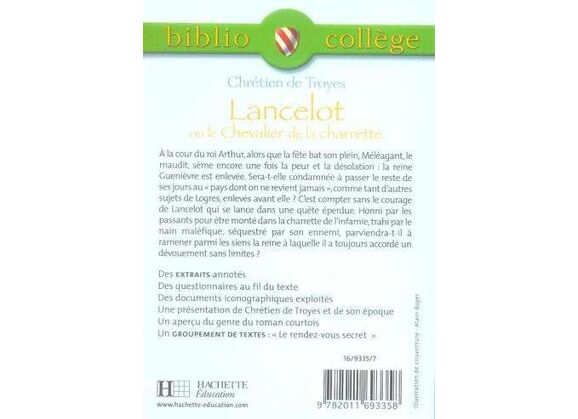 Image Lancelot ou le chevalier de la charrette