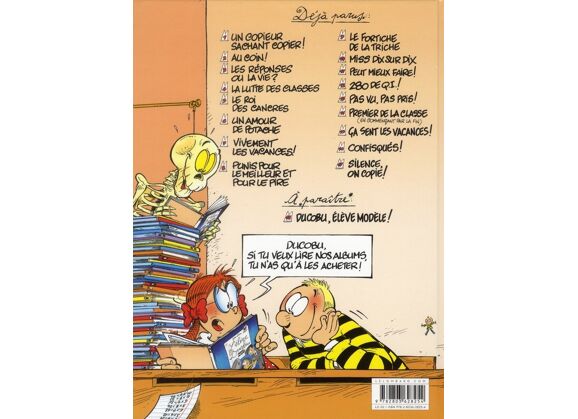 Image L'élève ducobu t.17 - silence, on copie !
