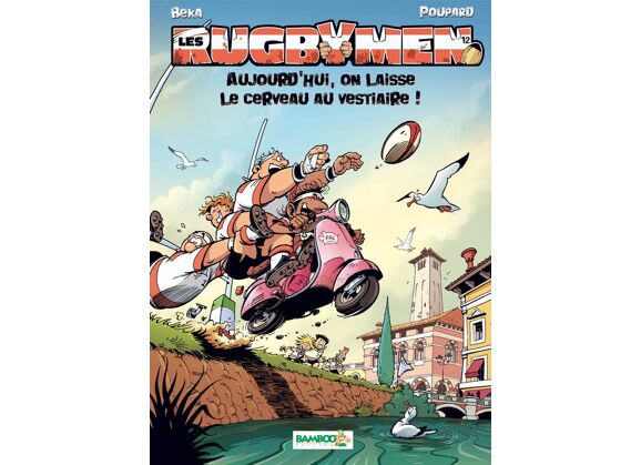 Image Les rugbymen t.12 - aujourd'hui, on laisse le cerveau au vestiaire !