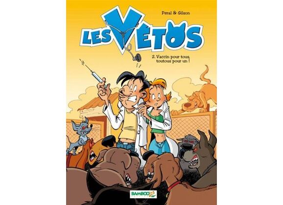 Image Les vétos t.2 - vaccin pour tous, toutous pour un !