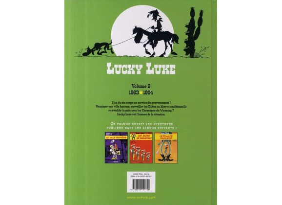 Image Lucky luke - intégrale t.9 ; 1963-1964