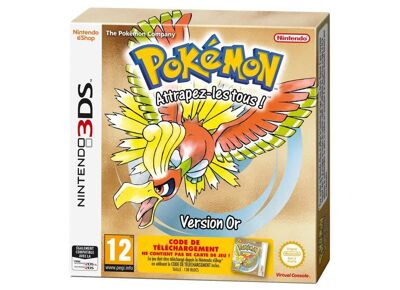 Image Jeux Vidéo Pokémon Version Or (Code de Téléchargement) 3DS