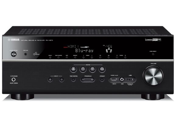 Image Amplificateurs audio YAMAHA Rx-v673 noir