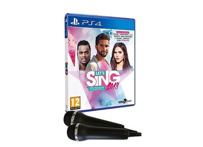 Jeux Vidéo Let's Sing 2018 Hits Français et Internationaux + 2 Micros PlayStation 4 (PS4)