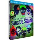 Blu-Ray  Suicide Squad - Blu-Ray 3d + 2d + 2d Extended Edition + Dvd + Copie Digitale Ultraviolet - BoÃ®tier Steelbook