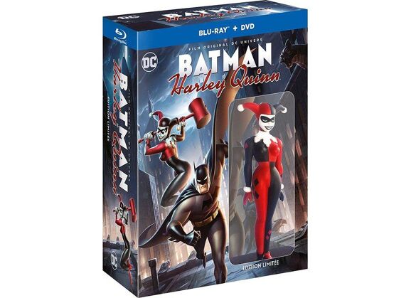 Image Blu-Ray Batman Et Harley Quinn - Ãdition Limitée Blu-Ray + Dvd + Figurine