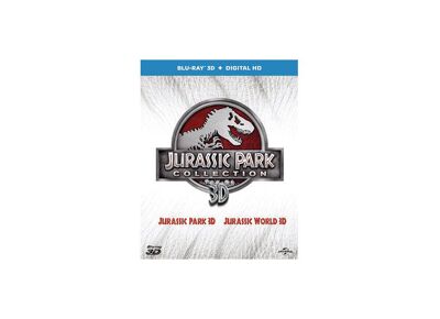 Blu-Ray  Jurassic Park 3d + Jurassic World 3d - Blu-Ray 3d & 2d + Copie Digitale