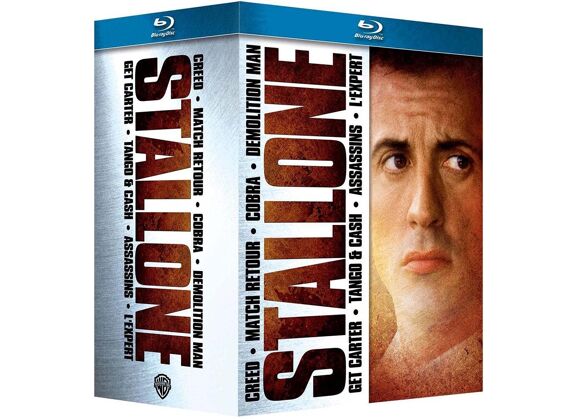 Image Blu-Ray Stallone : Creed + Cobra + Demolition Man + Match Retour + Tango & Cash + Assassins + L'expert - Pack - Blu-Ray