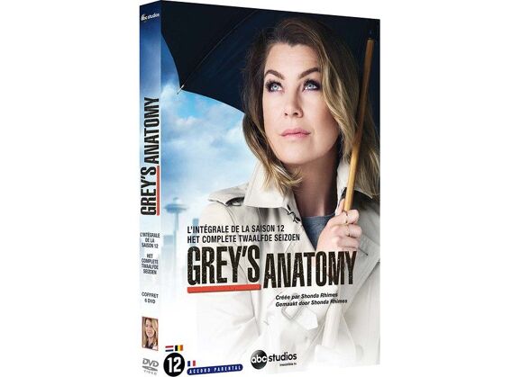 Image DVD Grey's Anatomy (Ã Coeur Ouvert) - Saison 12 DVD Zone 2