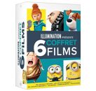 DVD  Illumination PrÃ©sente - Coffret 6 Films : Moi Moche Et MÃ©chant 1 Ã 3 + Les Minions + Comme Des BÃªtes + Tous En ScÃšne DVD Zone 2