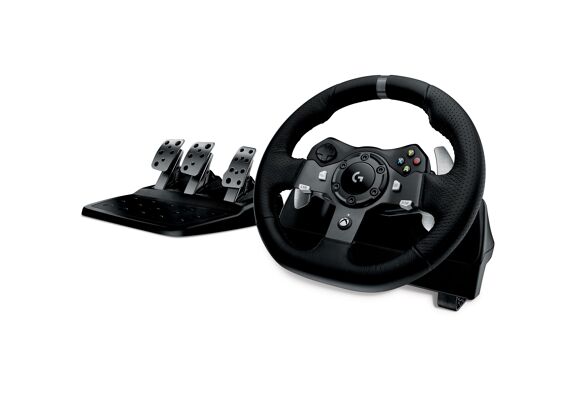 Image Acc. de jeux vidéo LOGITECH Volant + Pédalier G920 Filaire Noir PC