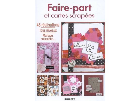 Image Faire-part et cartes scrapees : 45 realisations