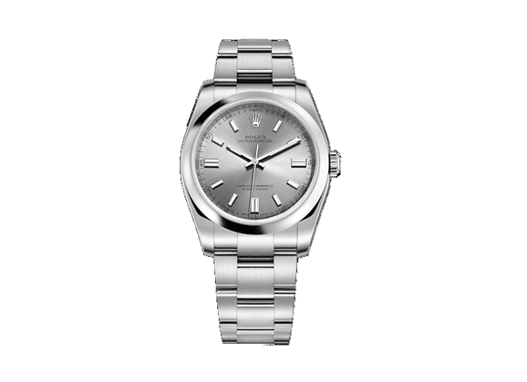 Image Montre Homme ROLEX Oyster Perpetual 36 Métal Argenté 36 mm