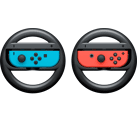 Acc. de jeux vidéo NINTENDO Paire Joy-Con Wheel Noir Switch
