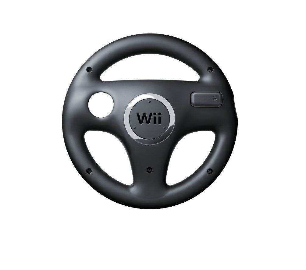 Acc. de jeux vidéo NINTENDO Volant Noir Wii d'occasion