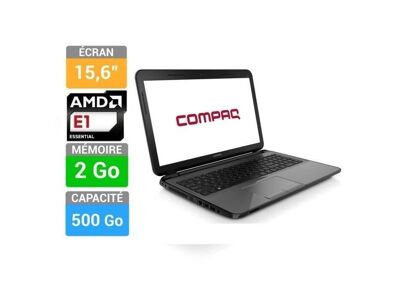 Image Ordinateurs portables HP Compaq 15-H051NF AMD E 2 Go RAM 500 Go HDD 15,6