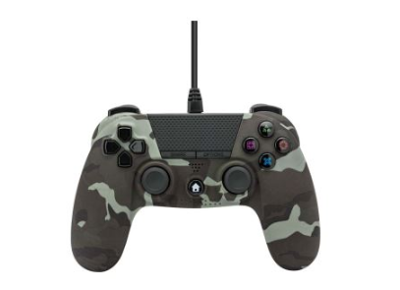 Acc. de jeux vidéo UNDER CONTROL Manette PS4 Filaire Camouflage