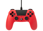 Acc. de jeux vidéo UNDER CONTROL Manette PS4 Filaire Rouge