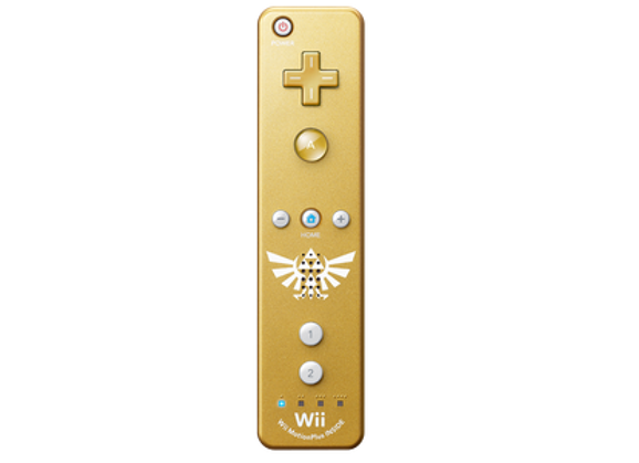 Image Acc. de jeux vidéo NINTENDO Manette Wiimote Motion Plus Zelda Or Wii Wii U
