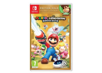 Image Jeux Vidéo Mario + The Lapins Crétins Kingdom Battle Edition Gold Switch