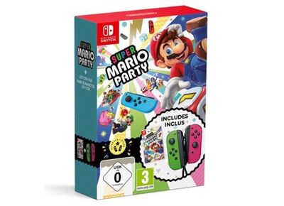 Jeux Vidéo Super Mario Party + 1 Joy-Con Vert + 1 Joy-Con Rose Switch