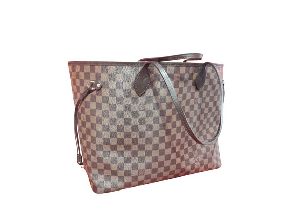 Image Sac à main LOUIS VUITTON Neverfull GM Porté Épaule Cuir Marron