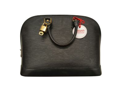 Image Sac à main LOUIS VUITTON Alma PM Porté Main Cuir Épi Noir